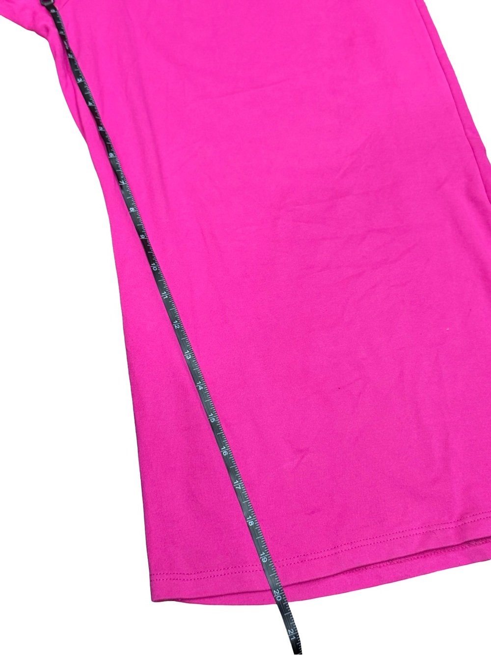 💖 Entro Hot Pink Cropped Wide Leg Jumpsuit Ruffled Strap Size Small - Picture 5 of 14